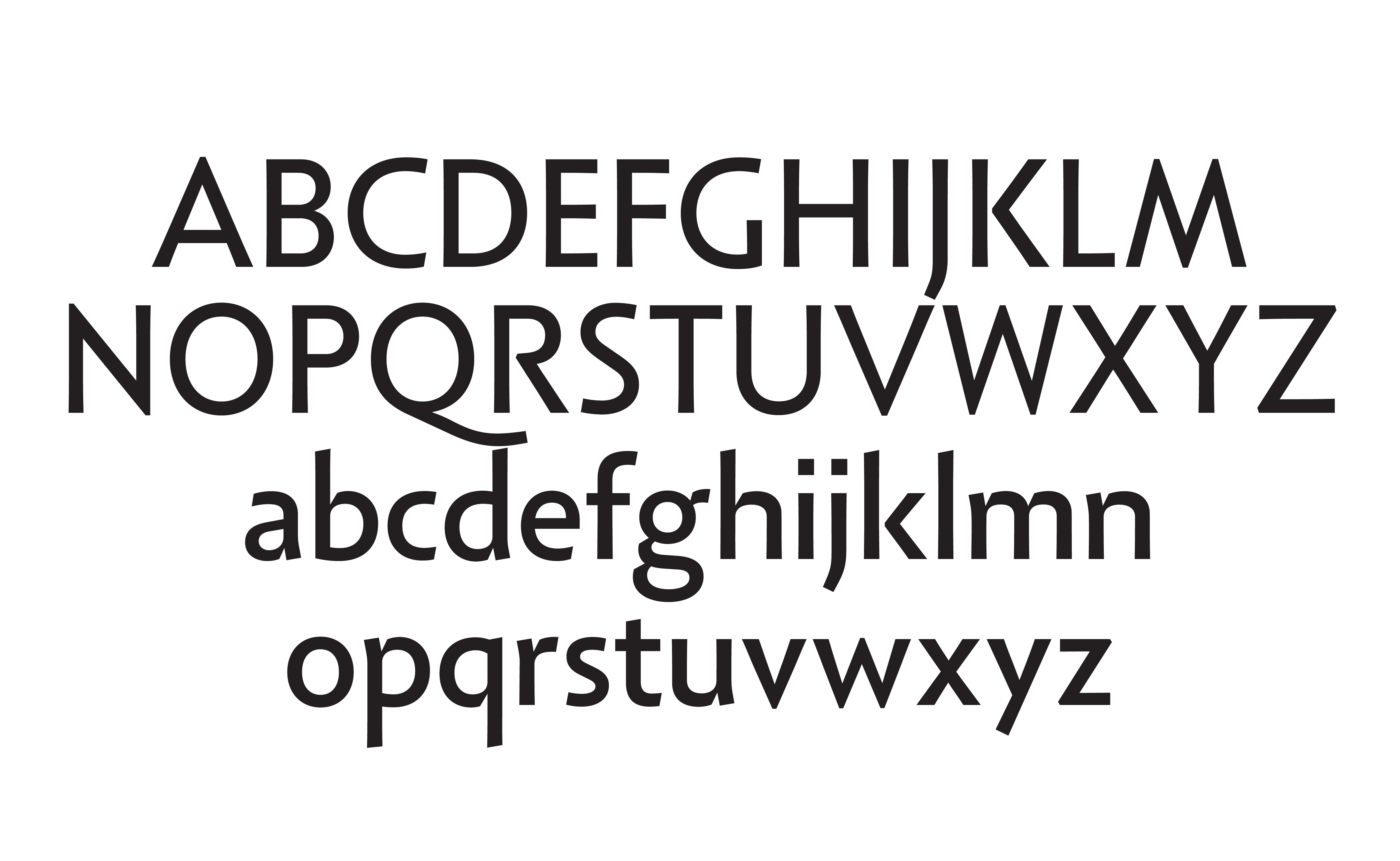 Font Preview of the typeface Pastiche designed by Orlando Brunner